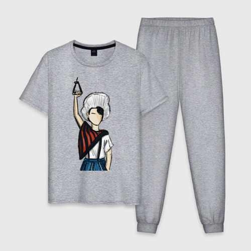 Мужская пижама хлопок с принтом Хан Стрей кидс, вид спереди #2