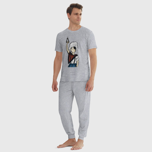 Мужская пижама хлопок с принтом Хан Стрей кидс, вид сбоку #3