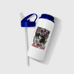 Бутылка для воды с трубочкой Сектор Газа Юра Хой - фото 2