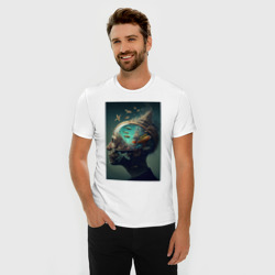 Мужская футболка хлопок Slim Мысли о море - фото 2