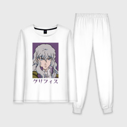 Женская пижама с лонгсливом хлопок Гриффит сокол