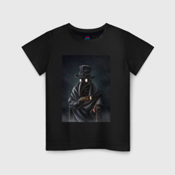 Детская футболка хлопок Чумной доктор в Средневековье