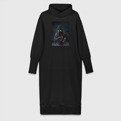 Платье удлиненное хлопок Чумной доктор в Средневековье