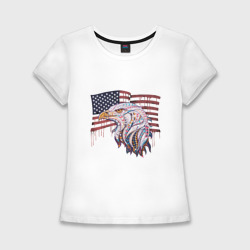 Женская футболка хлопок Slim American eagle