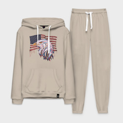 Мужской костюм хлопок с толстовкой American eagle