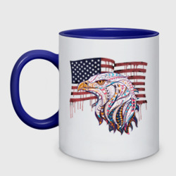Кружка двухцветная American eagle