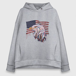 Женское худи Oversize хлопок American eagle