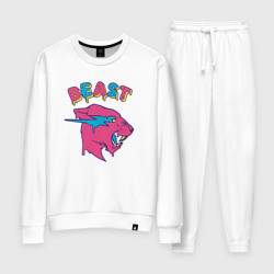Женский костюм хлопок Mr Beast logo art