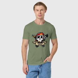 Мужская футболка хлопок Пиратские воины - фото 2