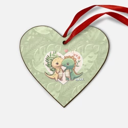 Деревянная игрушка Сердце Мистер Влюбленный динозавр