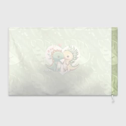 Флаг 3D Мистер Влюбленный динозавр - фото 2