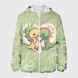 Мужская куртка 3D Мистер Влюбленный динозавр