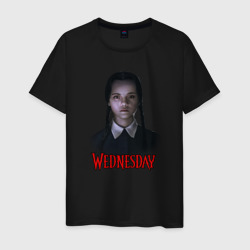 Wednesday     horror – Мужская футболка хлопок с принтом купить со скидкой в -20%