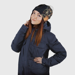 Шапка 3D c помпоном Чумной доктор в толпе - фото 2