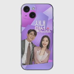 Чехол для iPhone 15 силиконовый с защитой камеры Деловое предложение