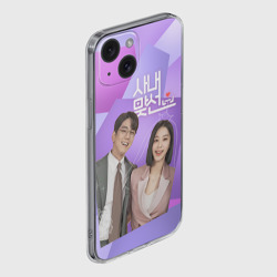 Чехол для iPhone 15 силиконовый с защитой камеры Деловое предложение - фото 2