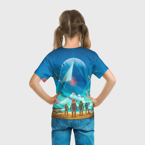 Детская футболка 3D No Mans Sky, цвет 3D печать - фото 6