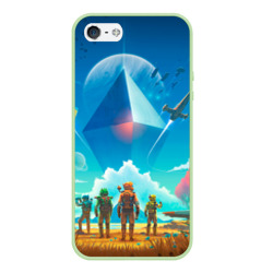 Чехол для iPhone 5/5S матовый No Mans Sky