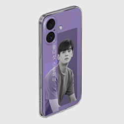 Чехол для iPhone 16 силиконовый с защитой камеры Ча Ын У - фото 2