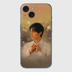 Чехол для iPhone 15 силиконовый с защитой камеры Ли Дон Ук 2521