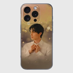 Чехол для iPhone 16 Pro Max силиконовый с защитой камеры Ли Дон Ук 2521