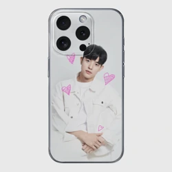 Чехол для iPhone 15 Pro силиконовый с защитой камеры Пак Соломон 2521