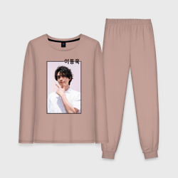 Женская пижама с лонгсливом хлопок Ли Дон Ук