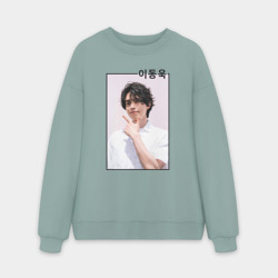 Мужской свитшот oversize без начеса хлопок Ли Дон Ук