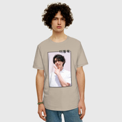 Мужская футболка хлопок Oversize Ли Дон Ук - фото 2