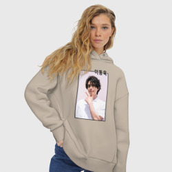 Женское худи Oversize хлопок Ли Дон Ук - фото 2