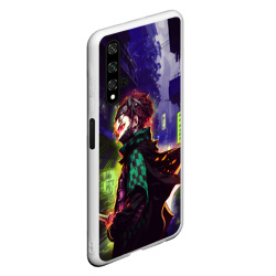 Чехол для Honor 20 Клинок, рассекающий демонов - Киберпанк - фото 2