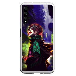 Чехол для Honor 20 Клинок, рассекающий демонов - Киберпанк