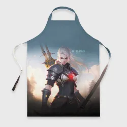 Фартук 3D The Witcher girl art