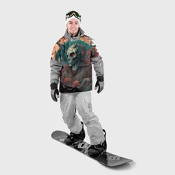 Накидка на куртку 3D Череп самурая - фото 2