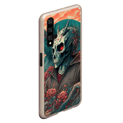 Чехол для Honor 20 Череп самурая - фото 2