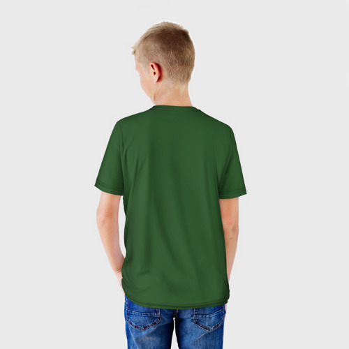 Детская футболка 3D с принтом Король и шут карлик шут, вид сзади #2