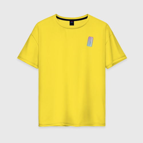 Женская футболка хлопок Oversize с принтом It is Life, вид спереди #2