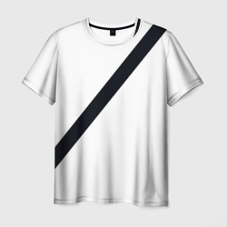 Мужская футболка 3D Для Автолюбителя - Ремень На Левую Сторону