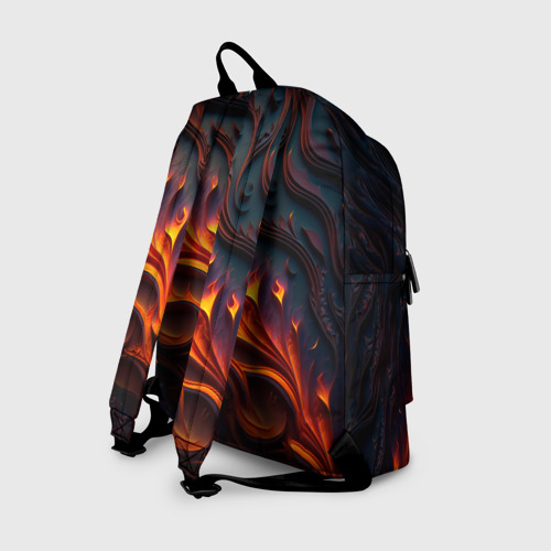 Рюкзак 3D Огненный орнамент с языками пламени - фото 2
