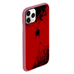 Чехол для iPhone 11 Pro матовый Minimalistic spider - фото 2