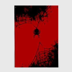 Постер Minimalistic spider