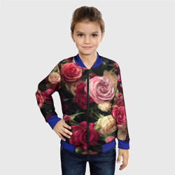 Детский бомбер 3D Нежные кустовые розы - фото 2