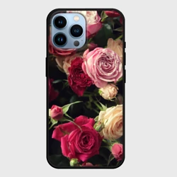 Чехол для iPhone 14 Pro Max Нежные кустовые розы