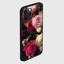 Чехол для iPhone 12 Pro Нежные кустовые розы - фото 2