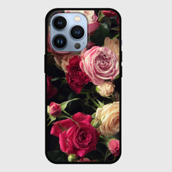 Чехол для iPhone 13 Pro Нежные кустовые розы