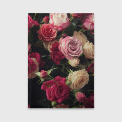 Обложка для автодокументов Нежные кустовые розы