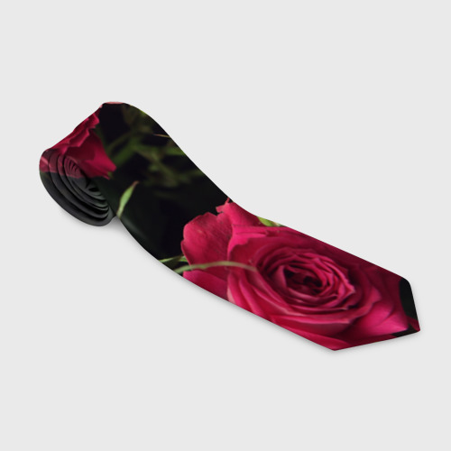 Галстук 3D Нежные кустовые розы