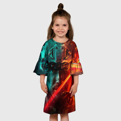 Детское платье 3D Боец на войне - фото 2