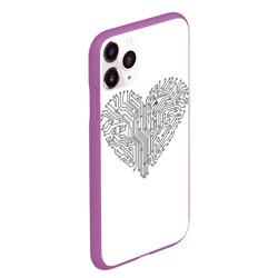 Чехол для iPhone 11 Pro Max матовый Heart neurons - фото 2