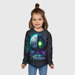 Детский лонгслив 3D Terraria monster - фото 2